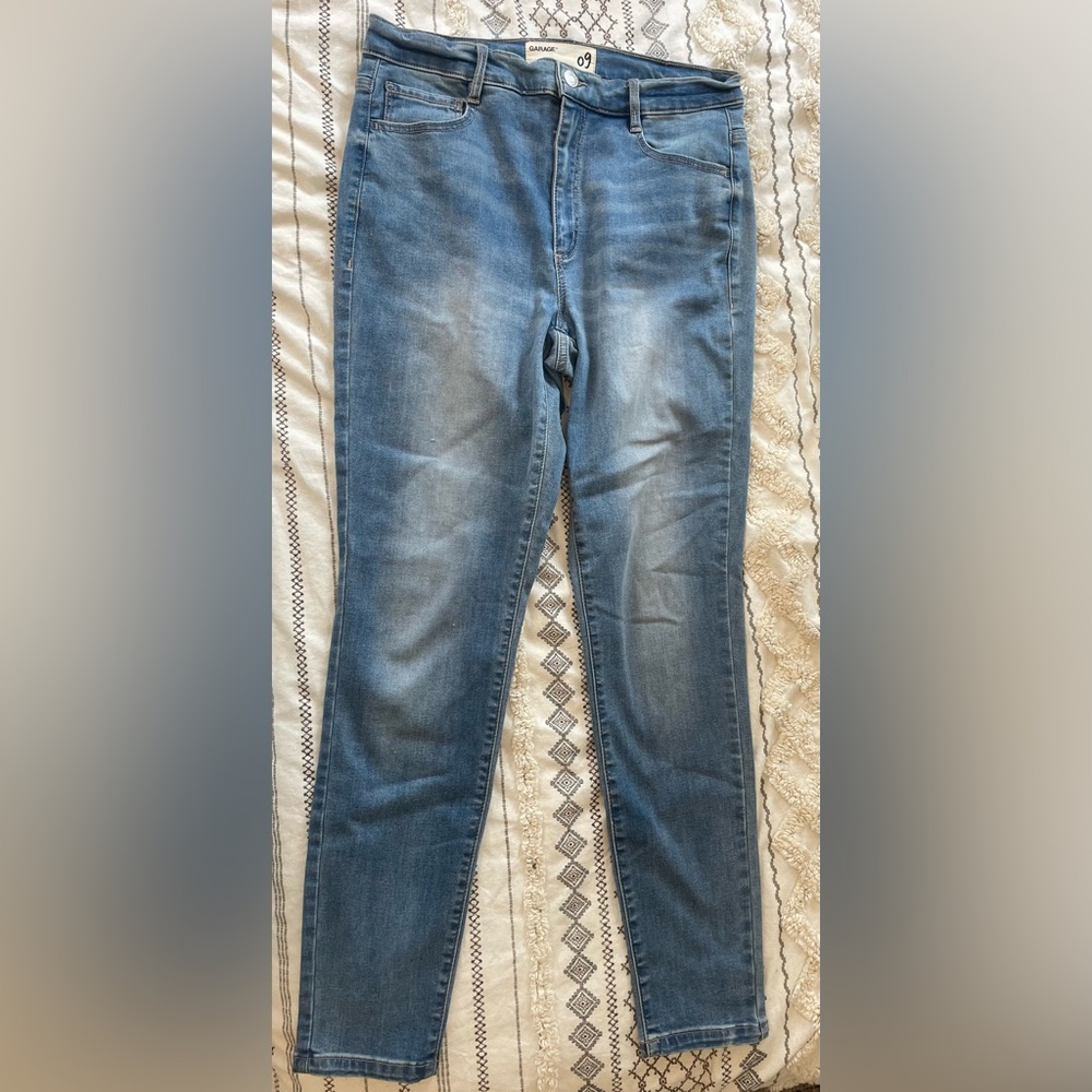 Women’s Garage High Rise Skinny Jean Blue size 9